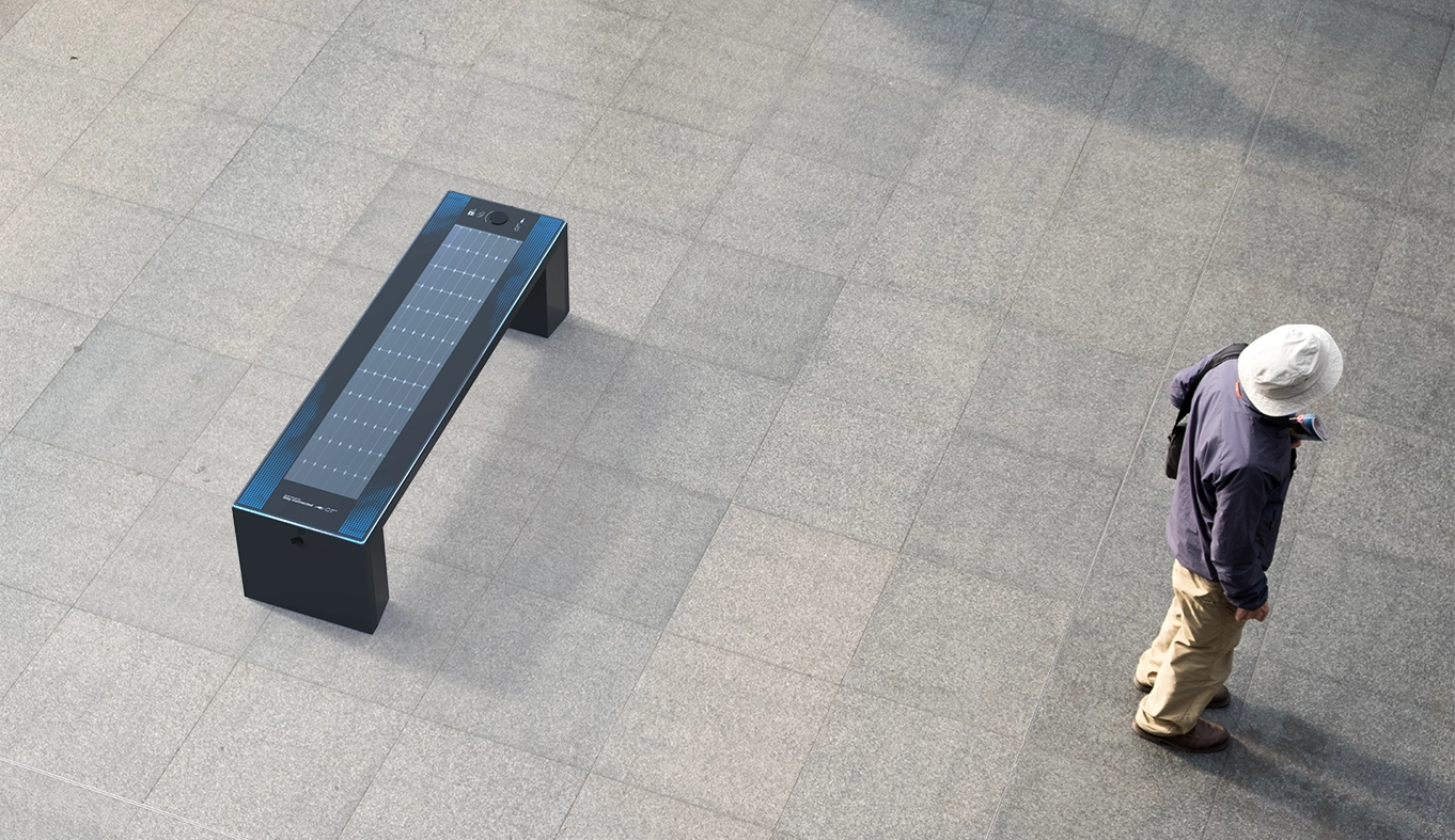 Panche smart e modulari: arredo urbano intelligente per città inclusive