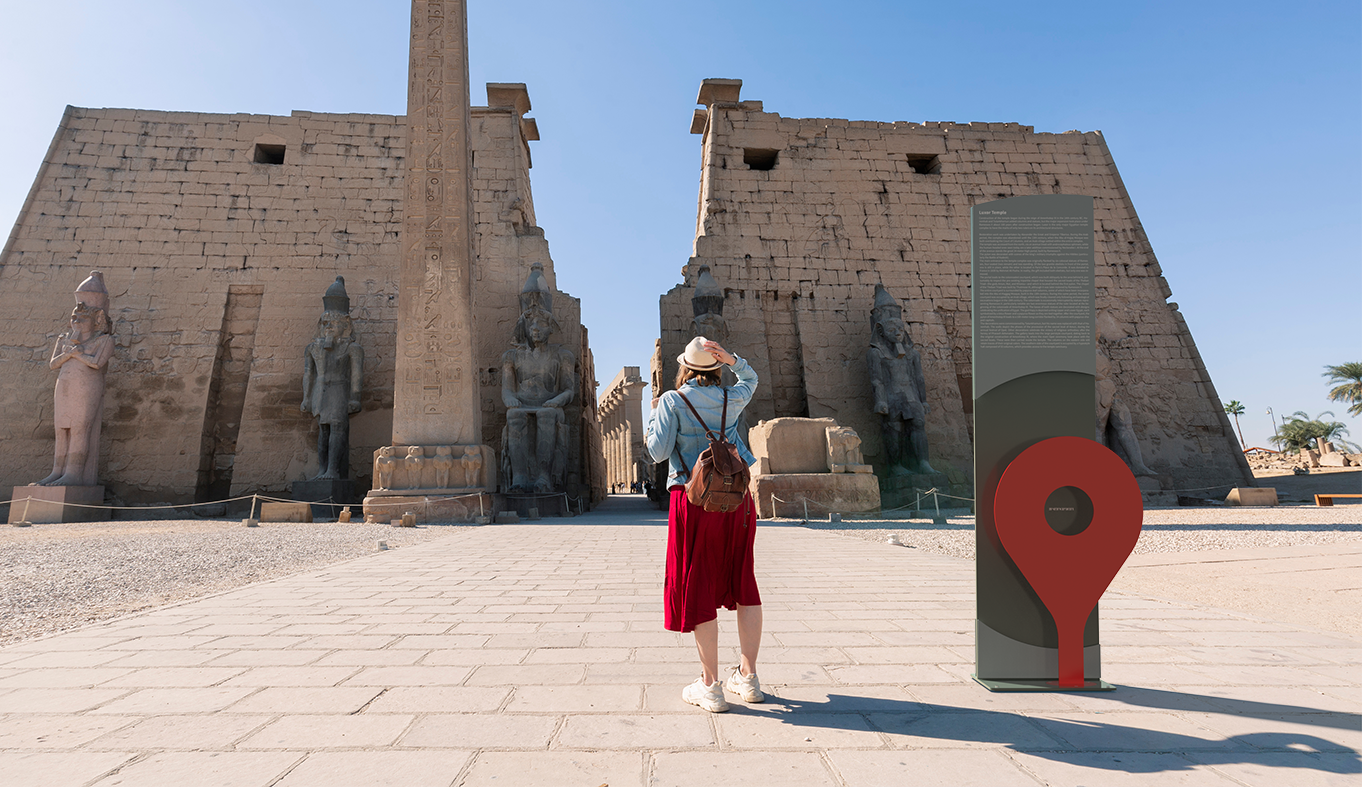 Advertising totems and information panels: visual maps for the city