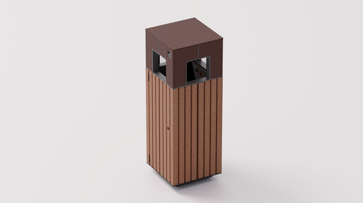 Cestino Target Wood