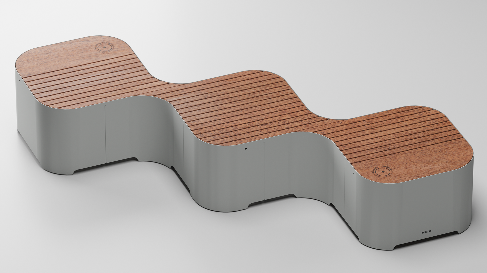 Panca Pinch a 3 moduli in linea per sole sedute
