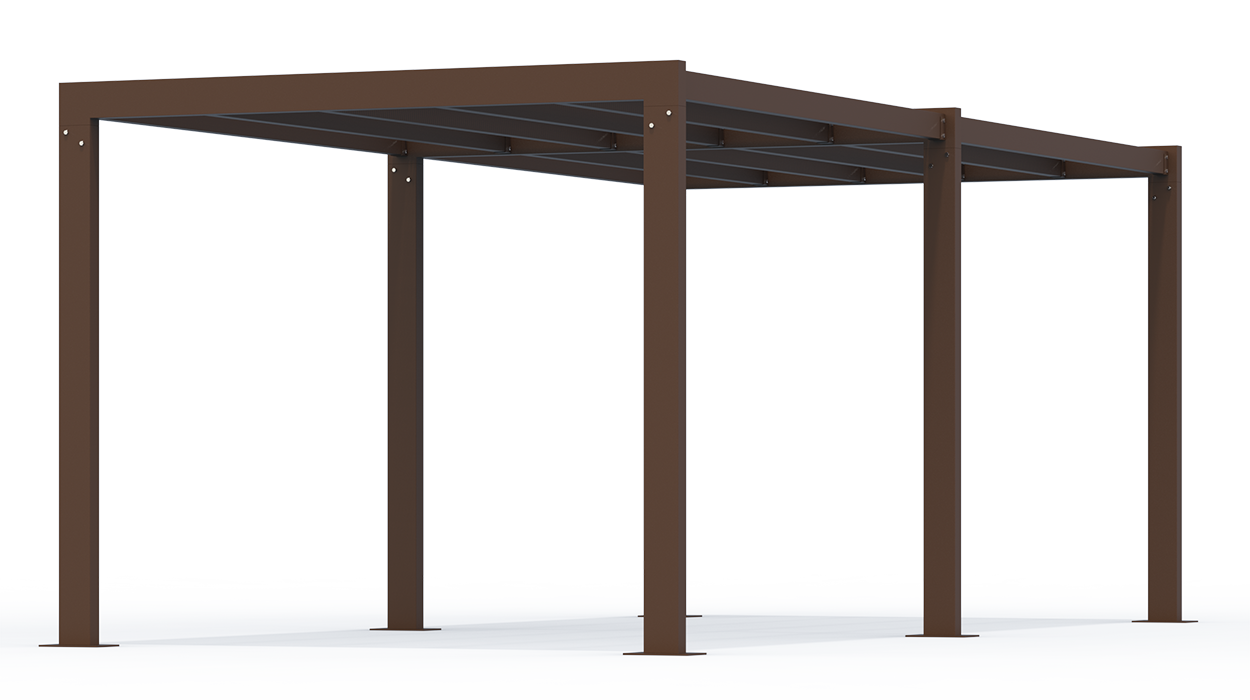 Gazebo Living con telo ombreggiante
