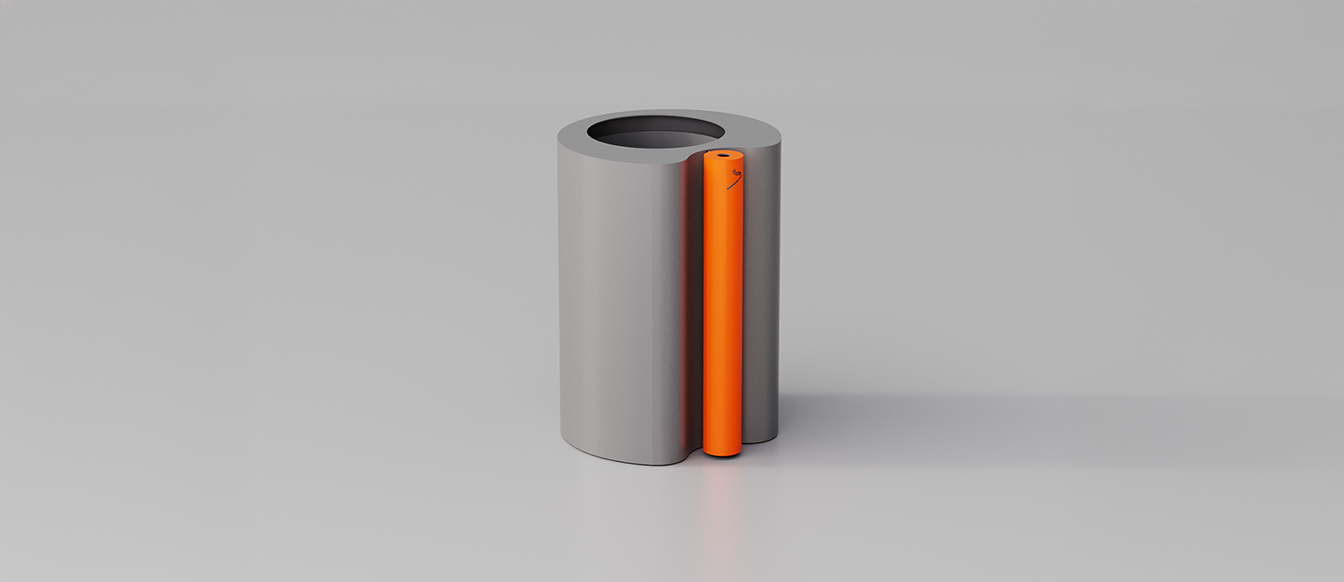 Large trash bin Alvarian