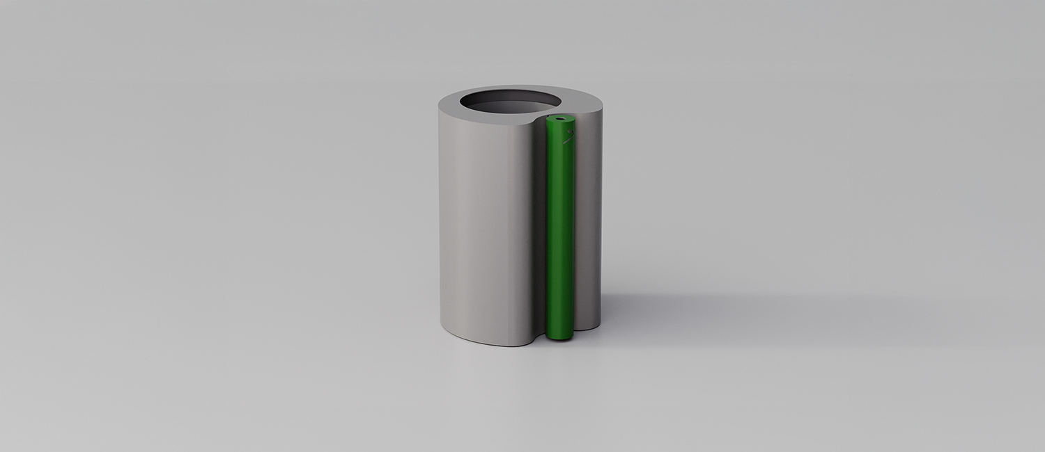 Large trash bin Alvarian