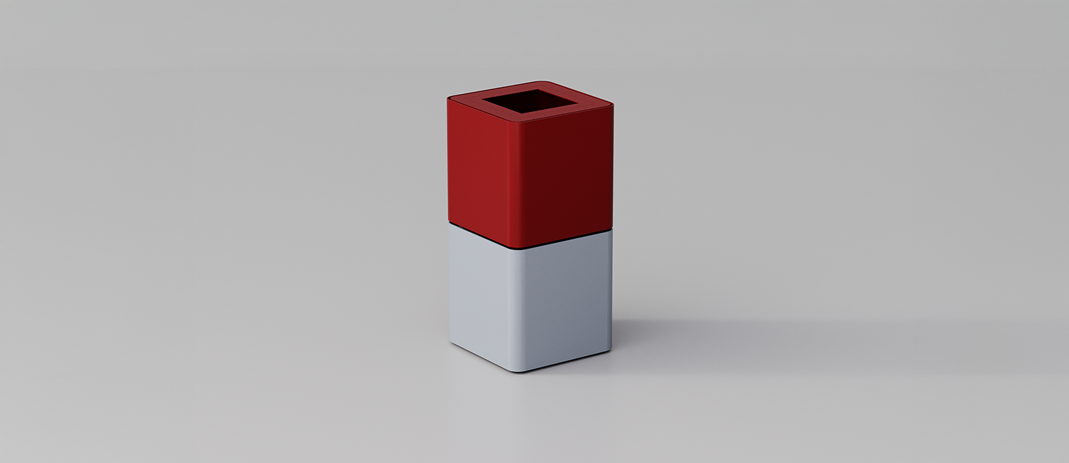 Cubik large trash bin