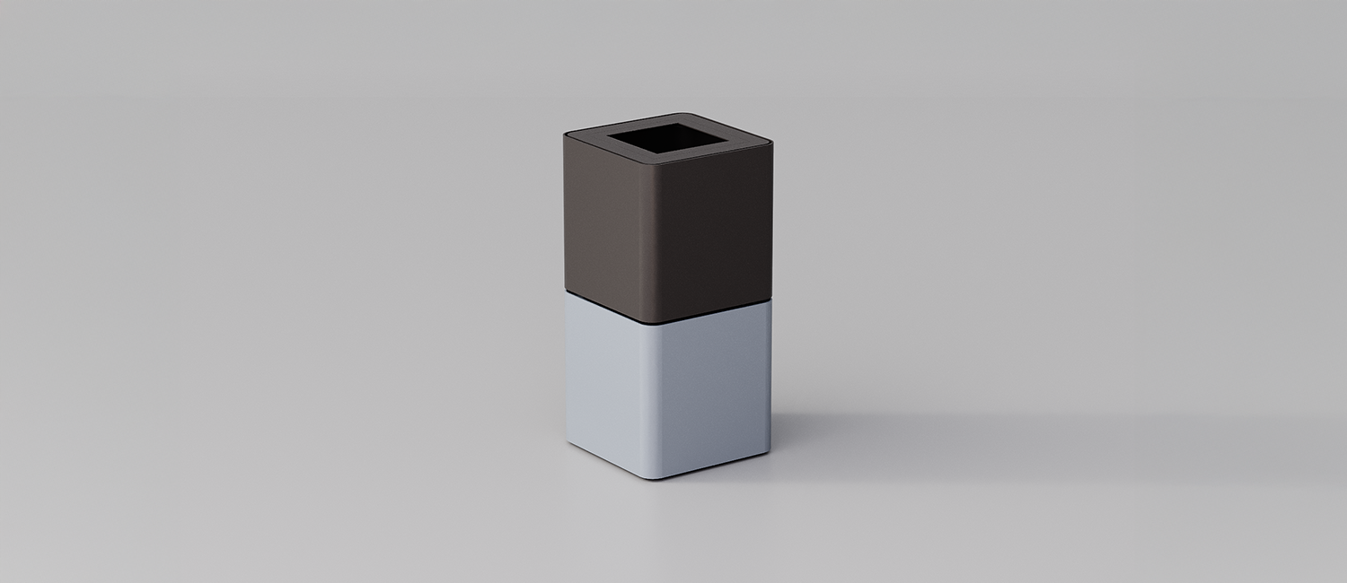 Cubik large trash bin