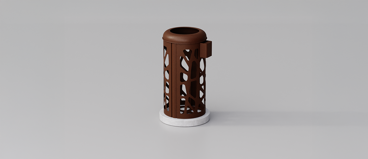 Maori large trash bin