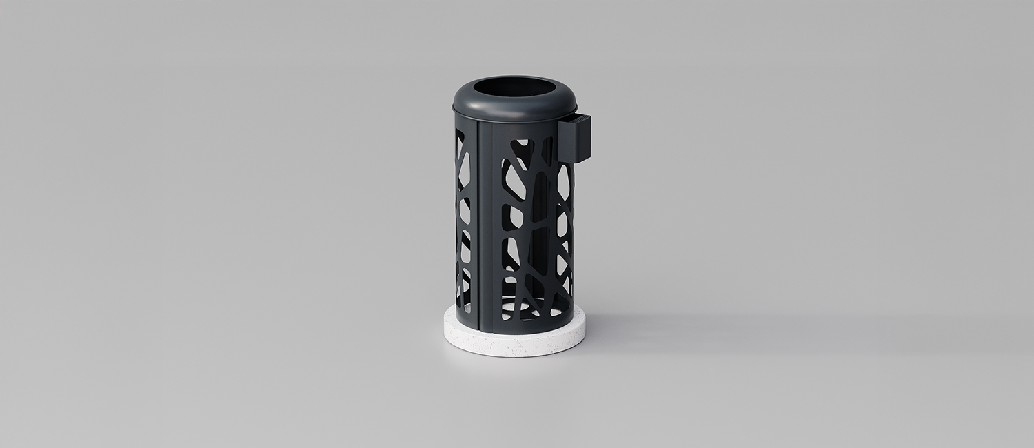 Maori large trash bin