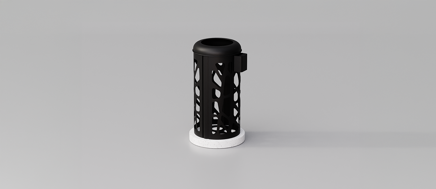 Maori large trash bin