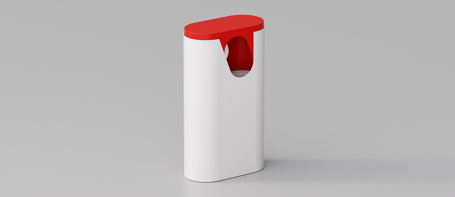 Sam large trash bin