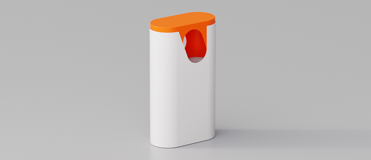 Sam large trash bin