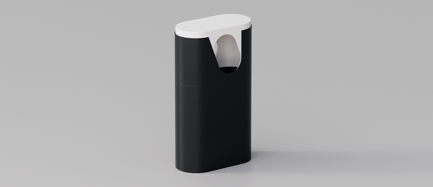 Sam large trash bin