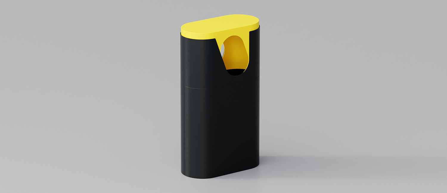 Sam large trash bin