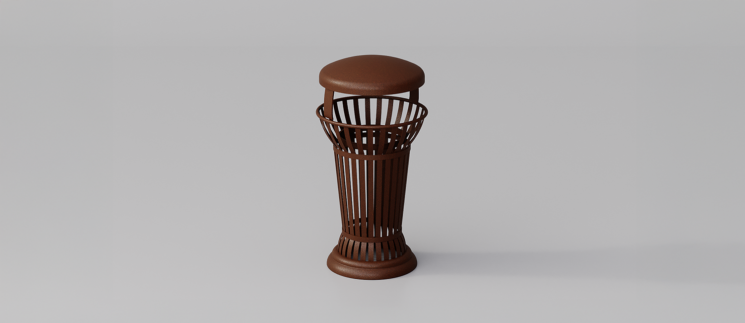 Large trash bin Scudo