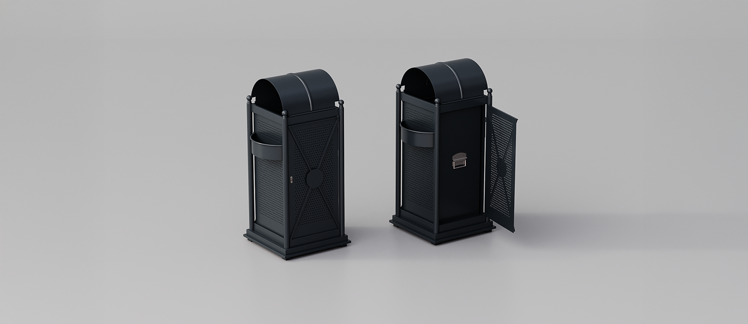Large Trash Bin Virgo