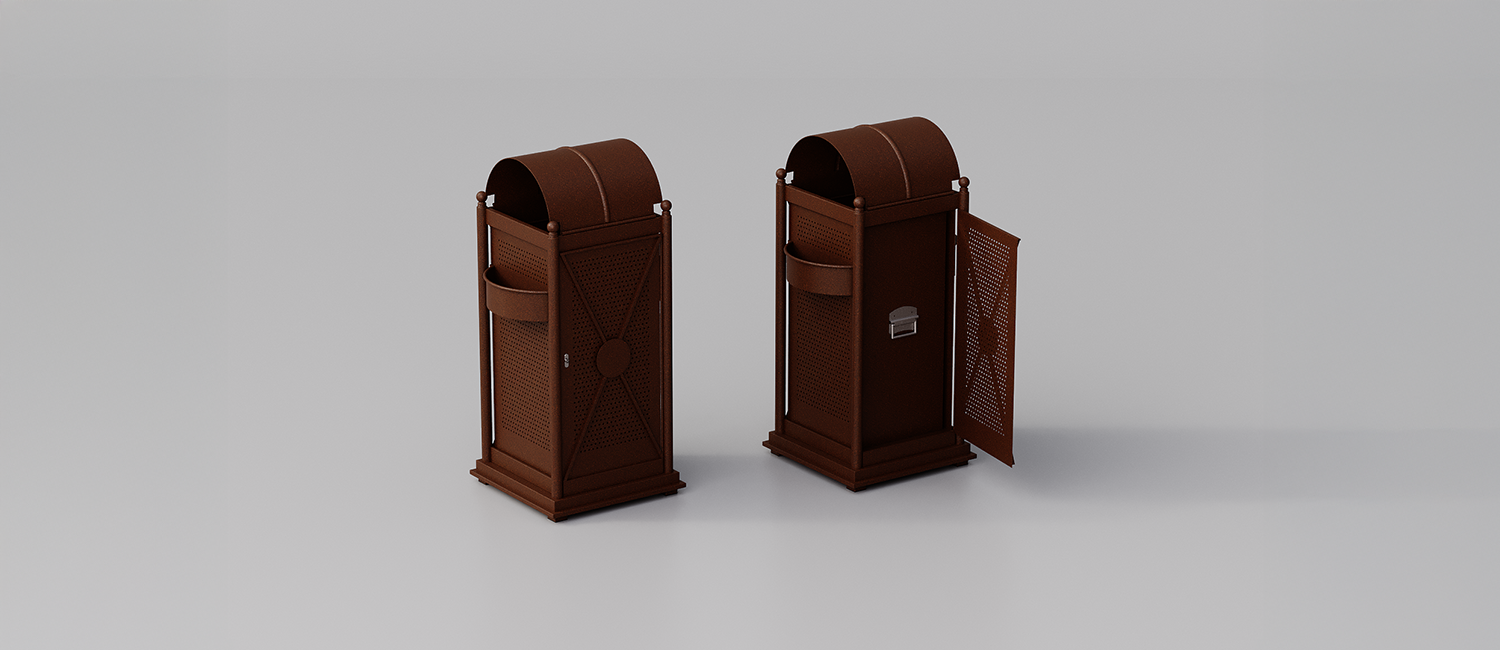 Large Trash Bin Virgo