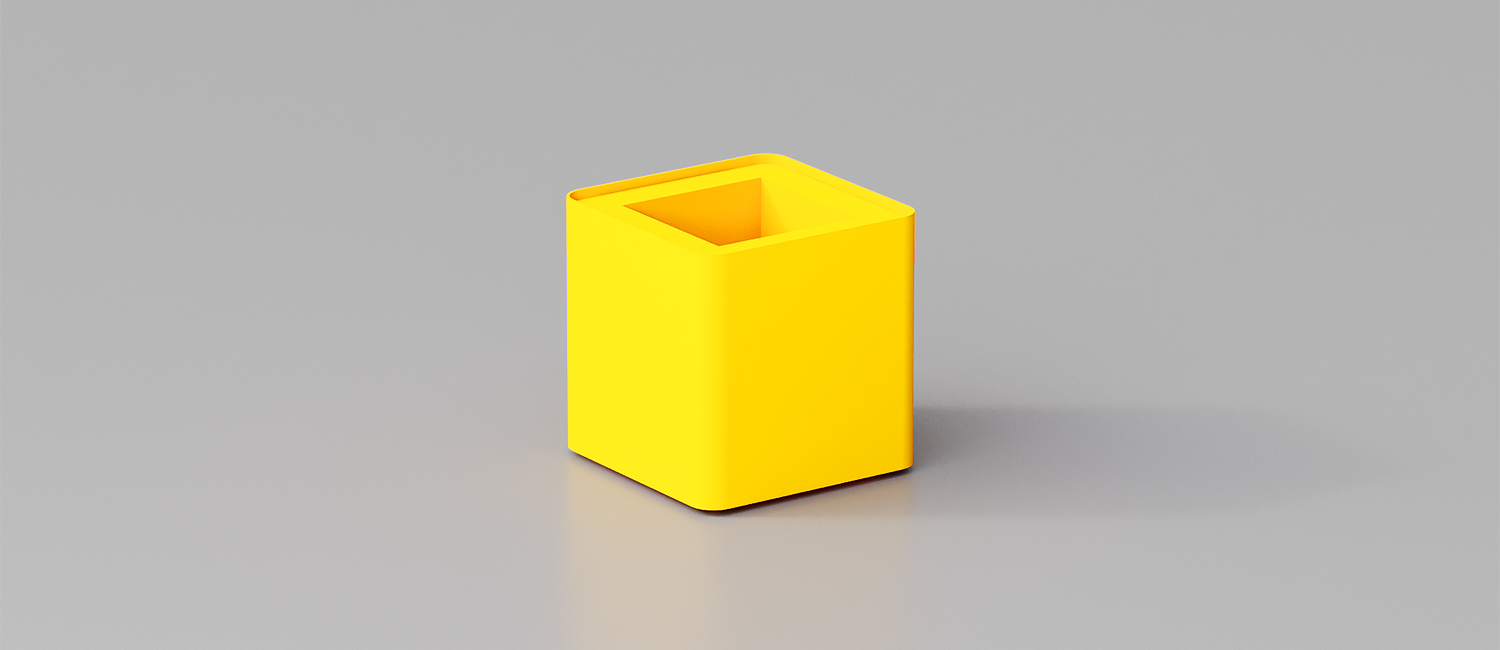 Fioriera Cubik bassa vista 4