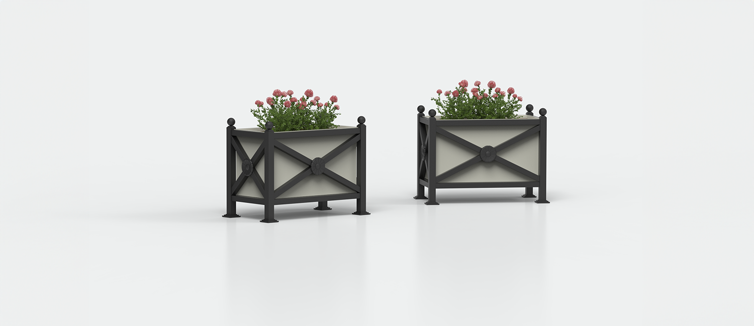 Fioriera Orchidea Maxi Rettangolare vista 2