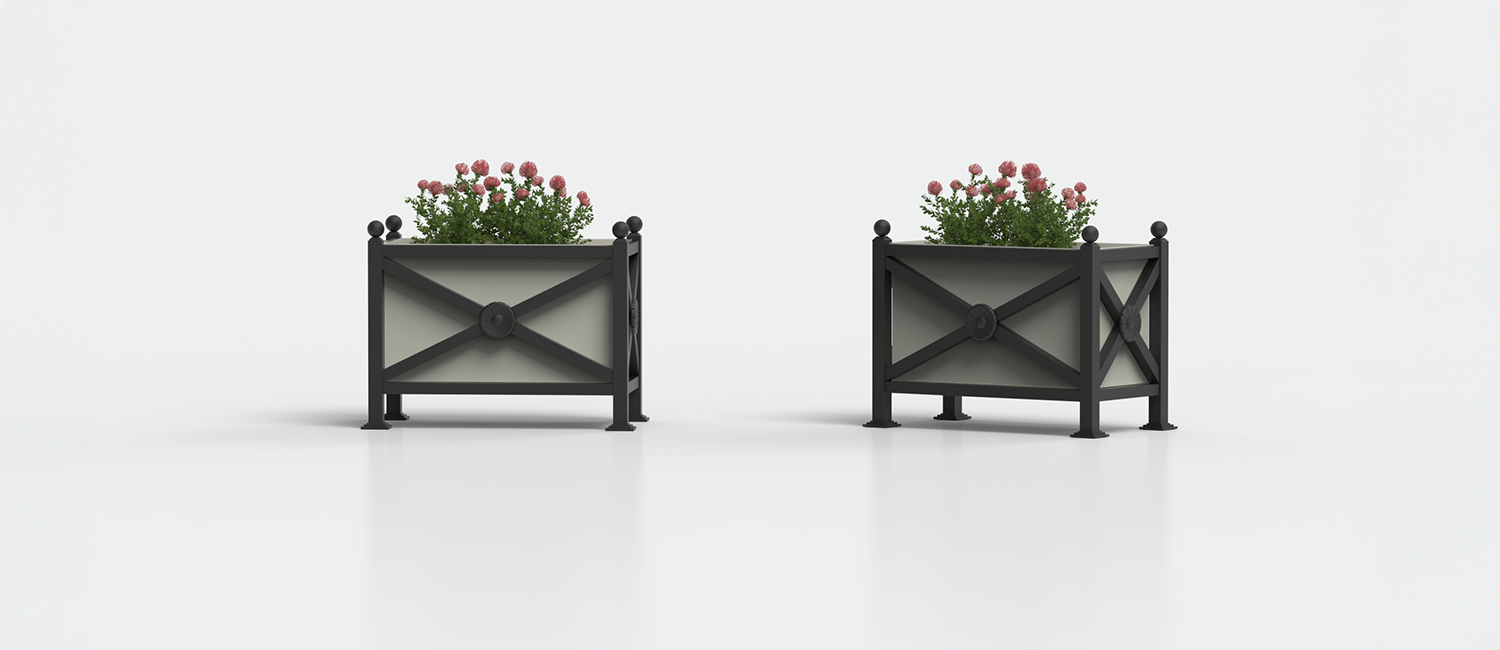 Fioriera Orchidea Maxi Rettangolare vista 3