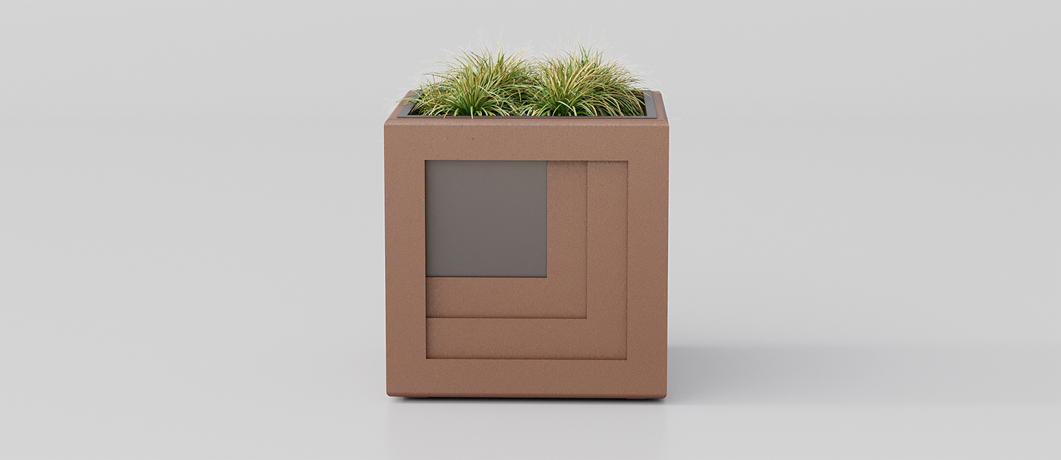 Fioriera Quadrio vista 1