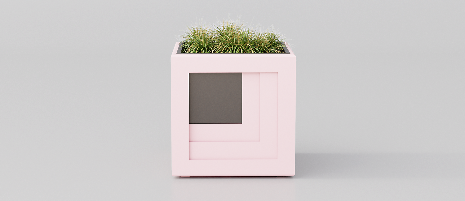 Fioriera Quadrio vista 3