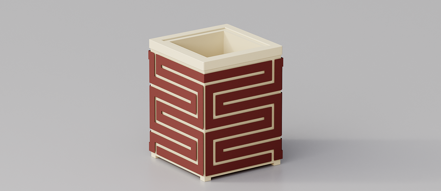 Snake flower box