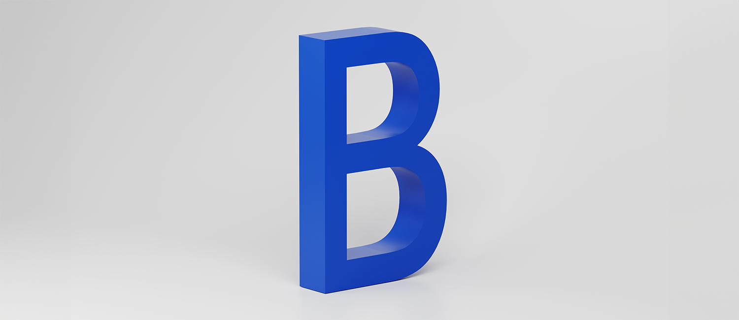 Letter Alfy 3D