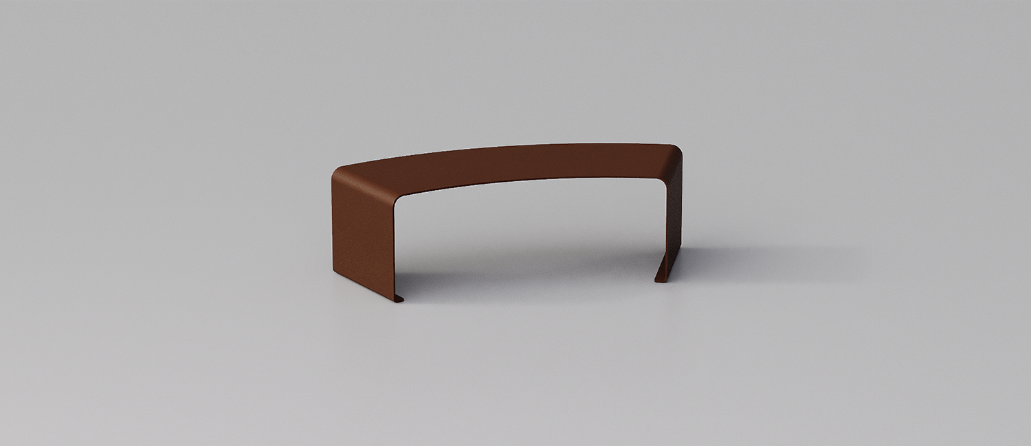 Panca curva Thin vista 4