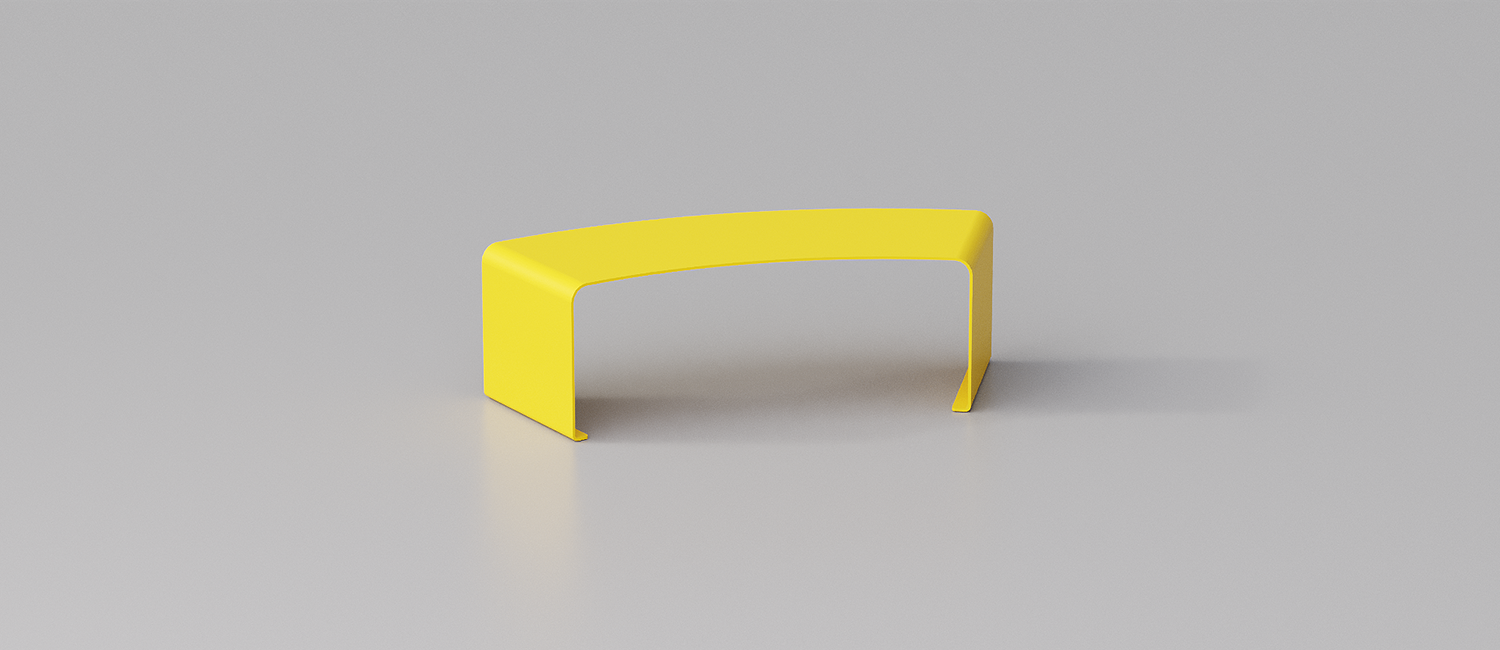 Panca curva Thin vista 5