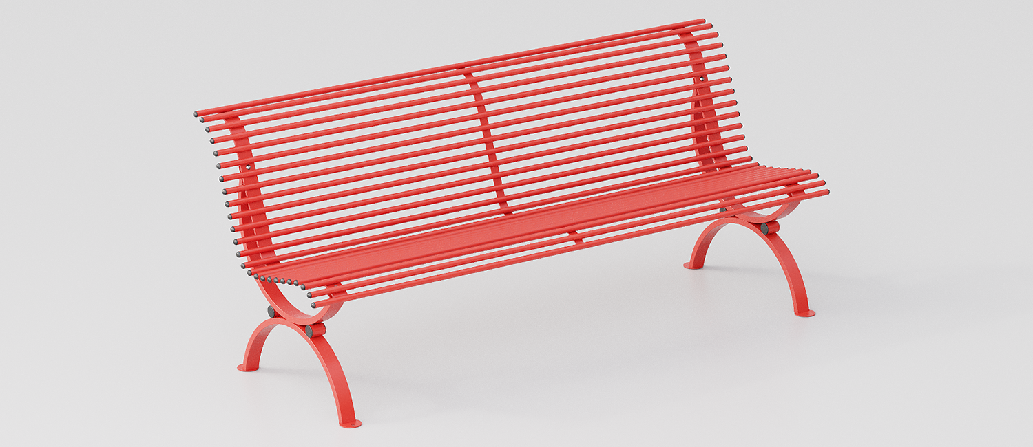 Clematis Ribbon bench