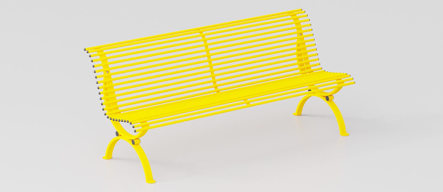 Clematis Ribbon bench