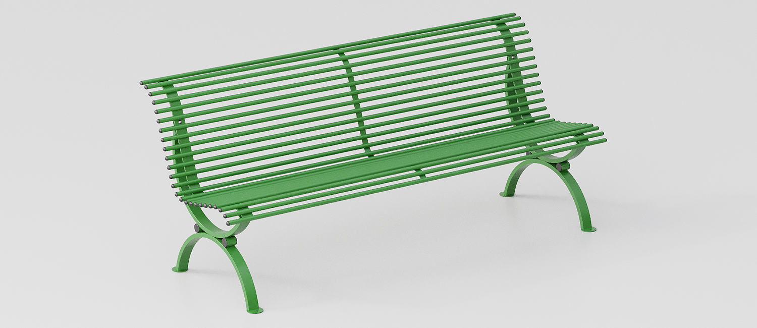 Clematis Ribbon bench