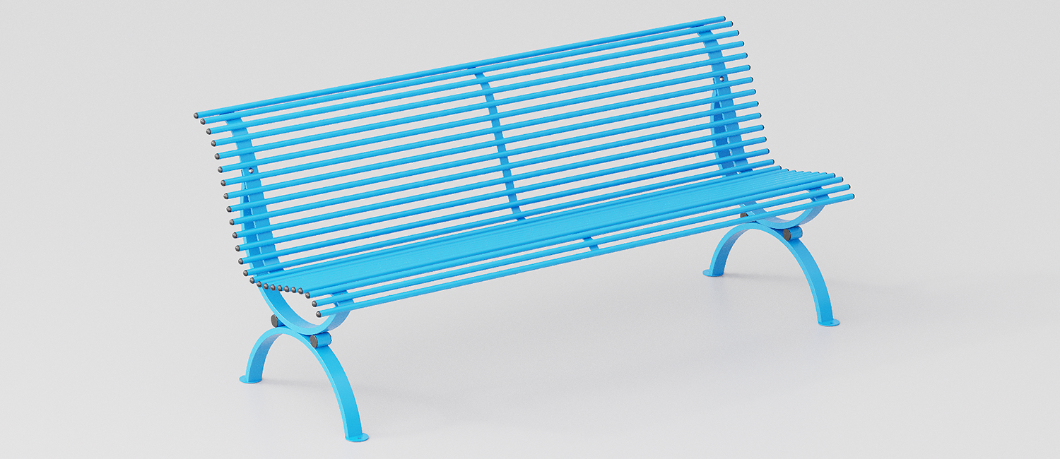 Clematis Ribbon bench