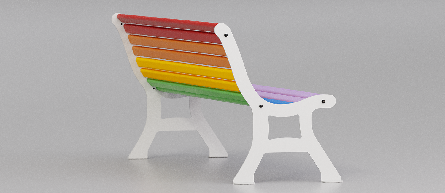 Debora rainbow bench