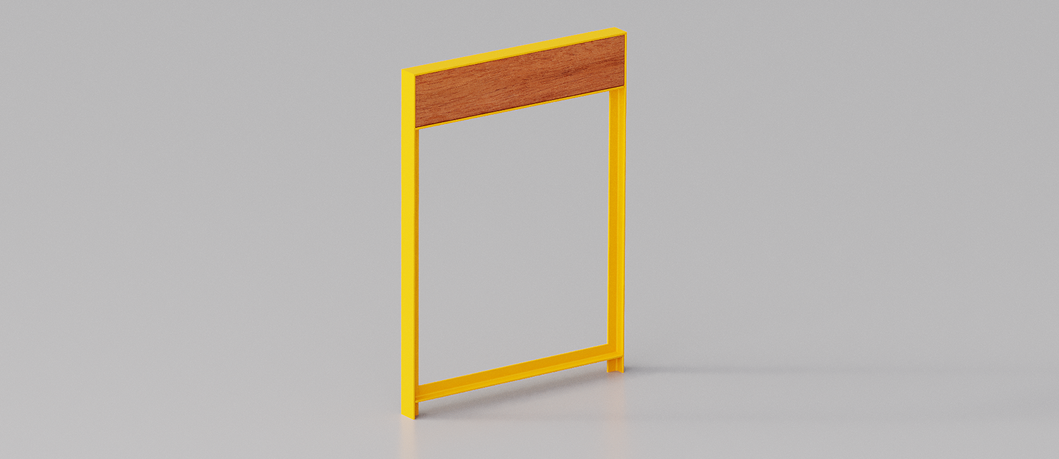 Ciak pedestrain barrier wood
