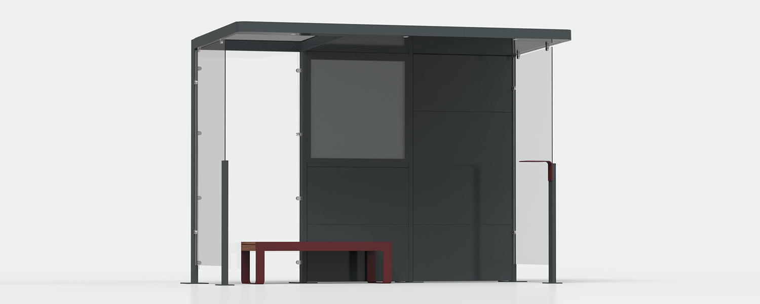 Pensilina io 3 moduli vista 5