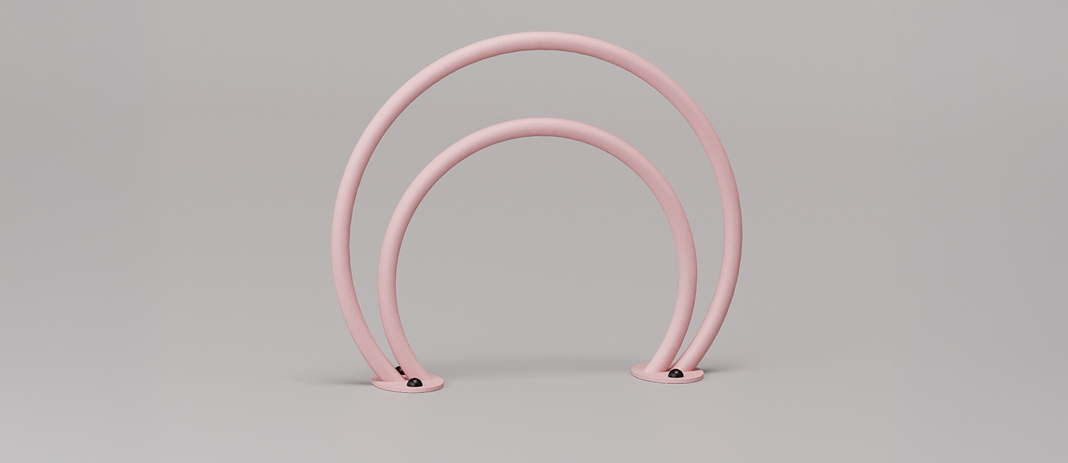 Bicycle stands Hoop