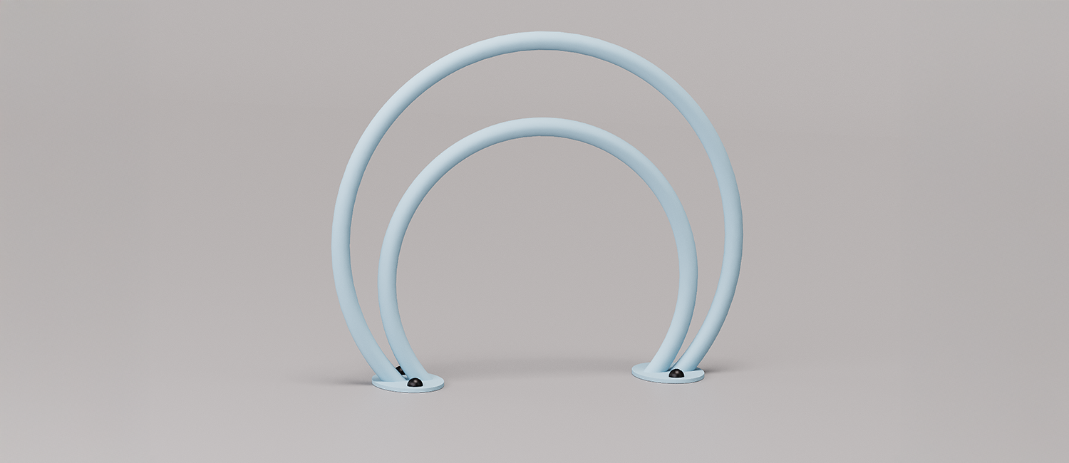 Bicycle stands Hoop