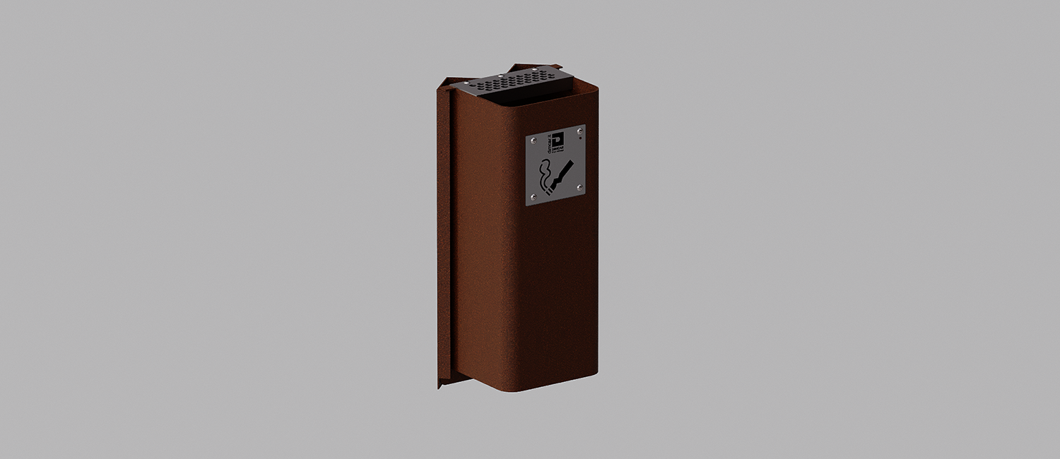 Cenerino ashtray wall mounting