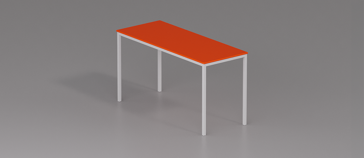 Tavolo per esterno Simply con piano in Polystone vista 1