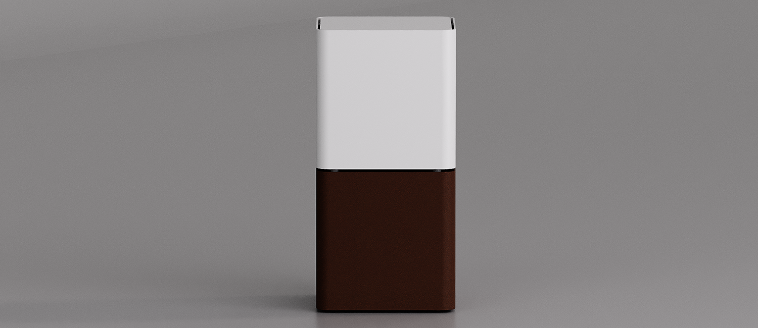 Tavolino Cubik con piano in metallo vista 9