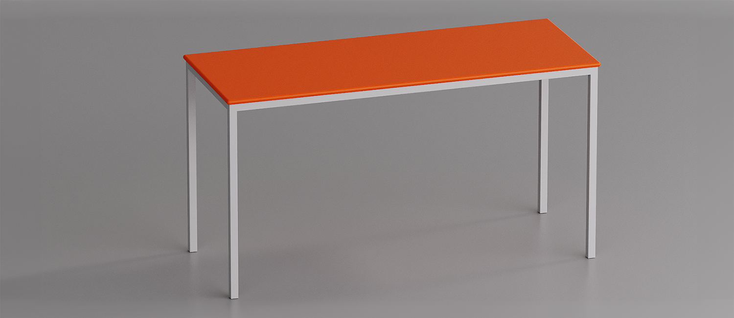 Tavolo per esterno Simply con piano in Polystone vista 2