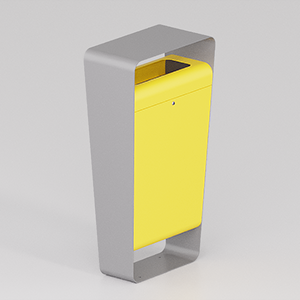 Miss Thin litter bin with lid