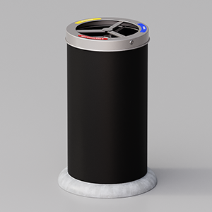 Elios large trash bin with CLS basement