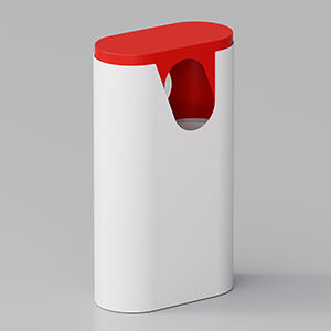 Sam large trash bin