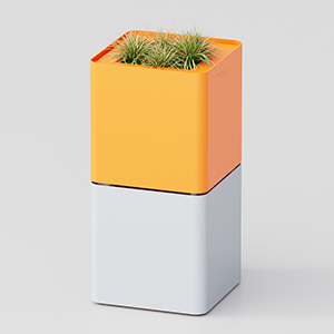 Cubik flower box hight