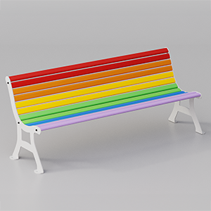 Debora rainbow bench