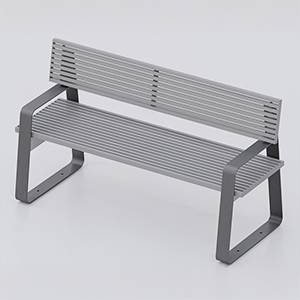 Easy metal bench