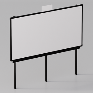 Maxi Notice Board 6x3 Simple Face