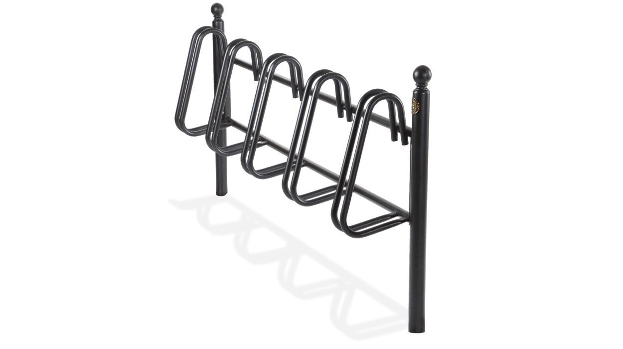 Vertical rack for five bikes, Liberty model.