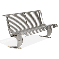 Bench Luxe Stainless steel, code 1133